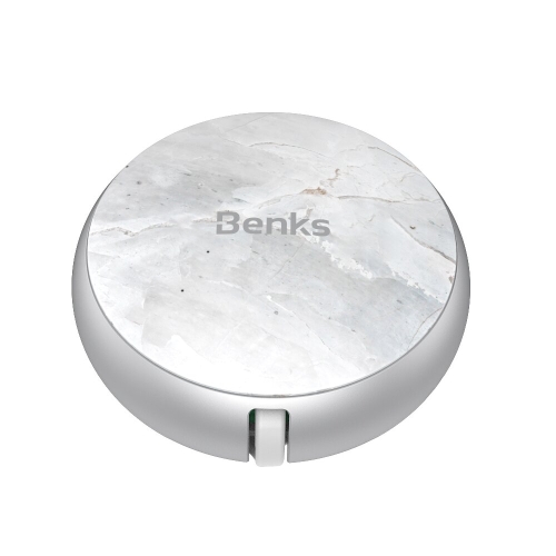 Cablu Lightning retractabil Benks D28 0.9 m Argintiu