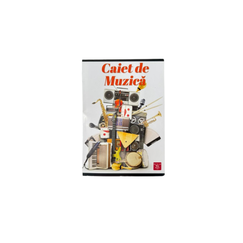 Caiet scolar A4 Pigna, 24 file, muzica, 70g/mp