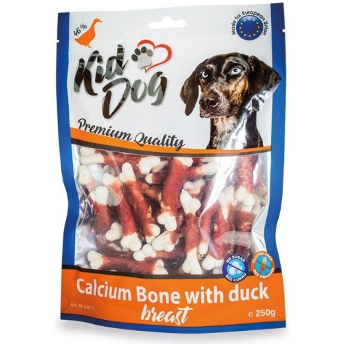 Recompense Pentru Caini, Oase De Calciu Cu Piept De Rata, 250 g, A04617