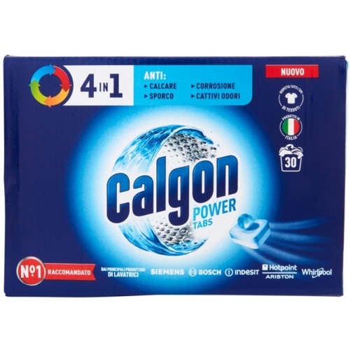 Tablete anticalcar, 30 buc, 390g, Calgon. Produs pentru protejarea masinii de spalat