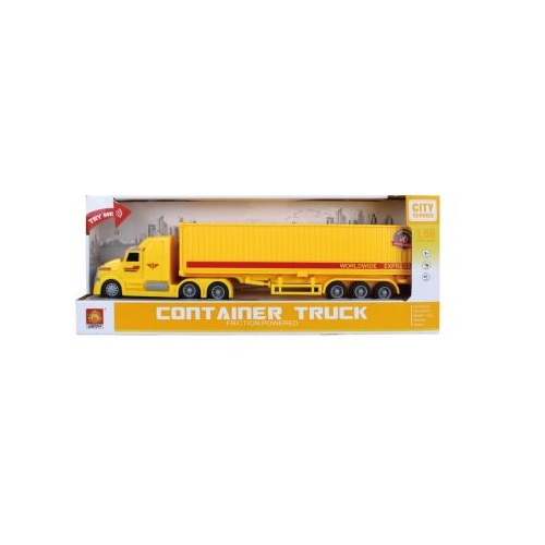 Camion Tir Livrare Rapida Frictiune Lumini si Sunete Scara 1: 50