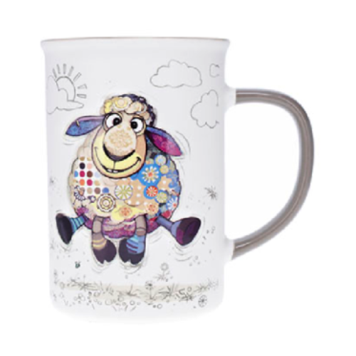 Cana Kook Oaie 360 ml Portelan Multicolor Kiub