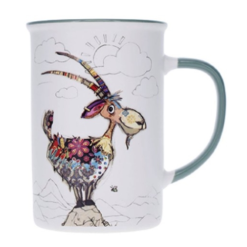 Cana Large Kook Bouquetin 360 ml Portelan Alb Kiub