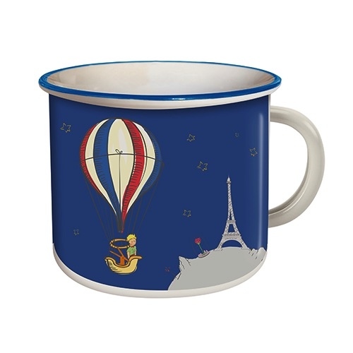 Cana Le Petit Prince A Paris Montgolfiere 355 ml Portelan Albastru Kiub