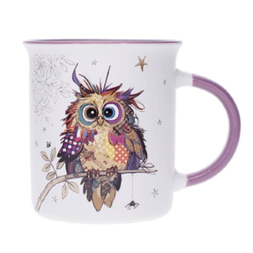 Cana Medium Kook Bebe chouette 320 ml Portelan Alb Kiub