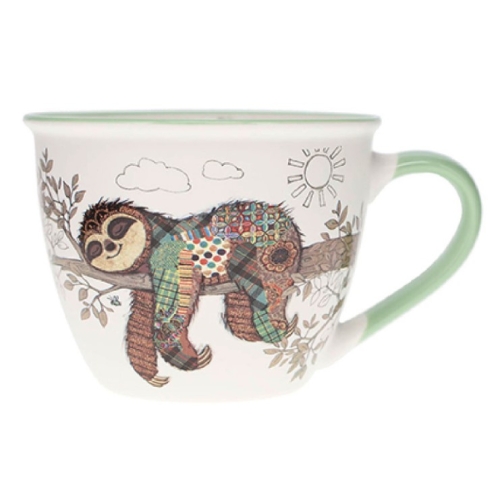 Cana Timbale a anse Kook Paresseux 550 ml Ceramica Alba Kiub