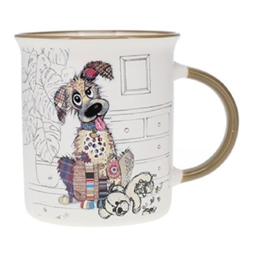 Cana Timbale droit Kook Chien 320 ml Portelan Alb Kiub