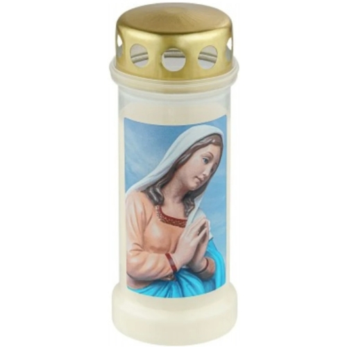 Candela Bolsius Nr. 6 capac Maica Domnului Portret Alb