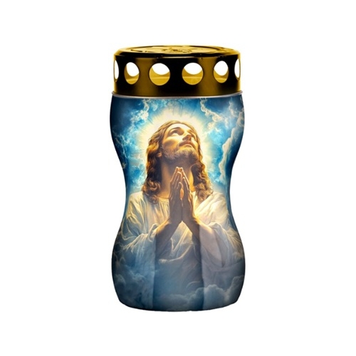 Candela din plastic clepsidra Jesus 