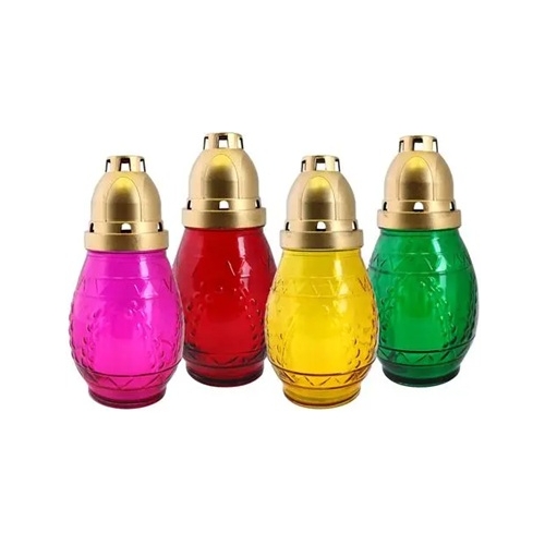 Candelă sticlă 215-S / 215-MIX, Diverse culori