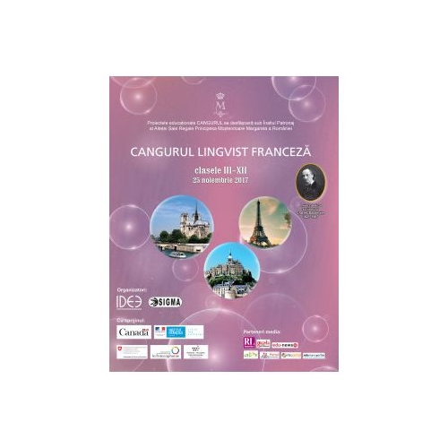 Cangurul lingvist. Franceza, clasele III-XII, 2017, Ed. Sigma, Auxiliare Limbi straine, Auxiliare Limba Franceza