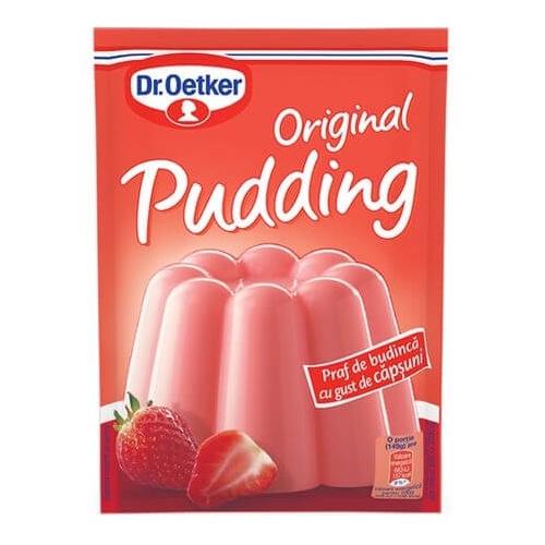 Praf de budinca cu gust de capsuni Dr. Oetker Original Pudding, 40 gpe grupdzc.ro✅. Descopera gama copleta de produse la oferte speciale✅!