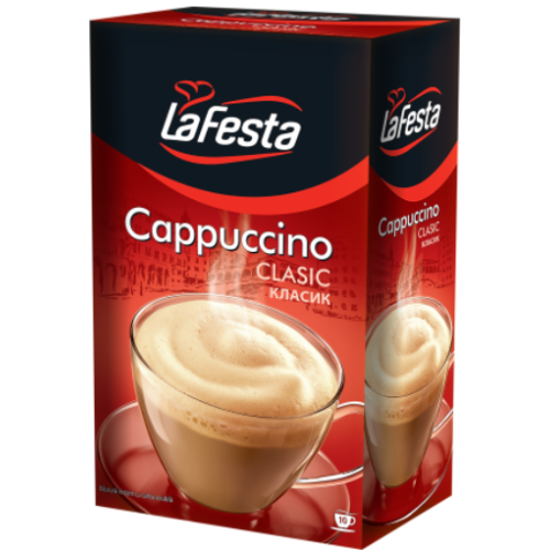 Pachet Cappuccino clasic 10 plicuri, La Festa