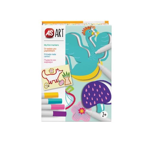 Set de pictura As Art Primele mele carioci, As games