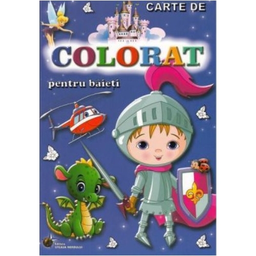 Carte de colorat pentru baieti