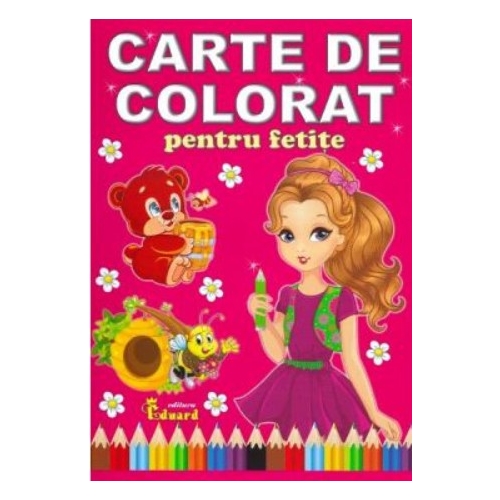 Carte de colorat pentru fetite
