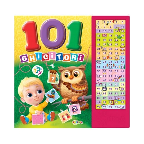 Carte cu sunete. 101 Ghicitori, editura Dorinta. Carte educativa pentru copii.