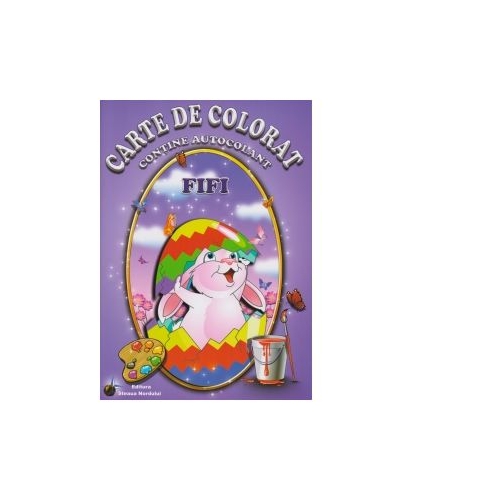 Carte de colorat. Fifi. Contine autocolant