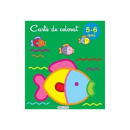 Carte de colorat 5-6 ani