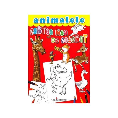 Cartea mea de colorat. Animalele