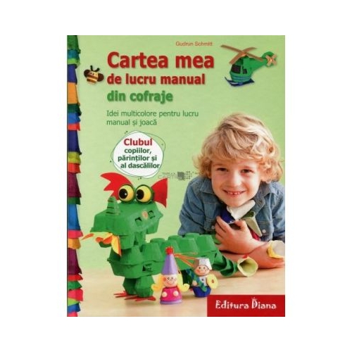 Cartea mea de lucru manual din cofraje. Idei multicolore pentru lucru manual si joaca - Gudrun Schmitt