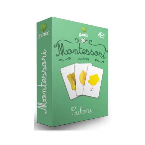 Culori. Carti de joc Montessori clasificare