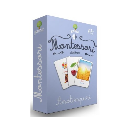 Carti de joc Montessori. Anotimpuri
