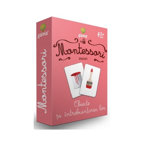 Carti de joc Montessori. Obiecte si intrebuintarea lor