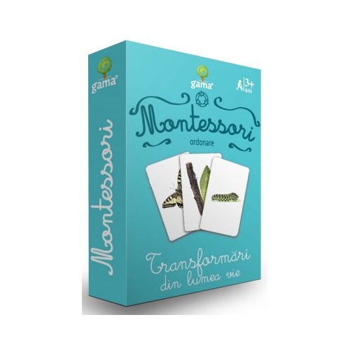 Carti de joc Montessori. Transformari din lumea vie Carti pentru copii Gama grupdzc