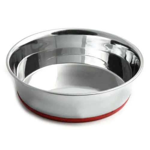 Castron Inox Baza Rosie 0,36 l 11 cm 4DOG
