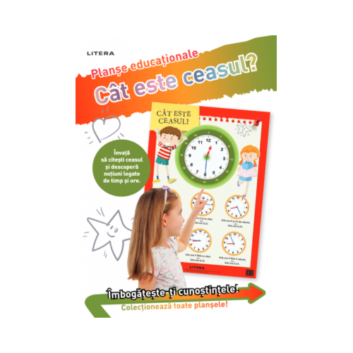 Cat este ceasul? Planse educationale