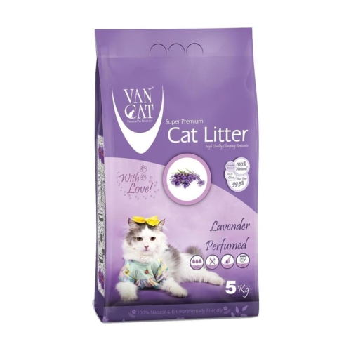 Vancat Nisip igienic, Lavender Compact, 5 kg