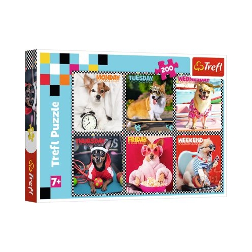 Puzzle cateii fericiti 200 piese