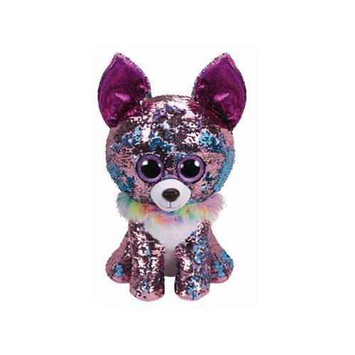 Catel Chihuahua cu paiete, din plus 42 cm, Boos, TY
