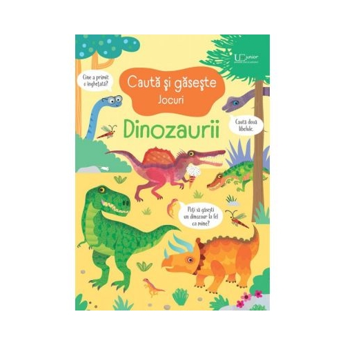 Cauta si gaseste. Dinozaurii (Usborne) - Usborne Books