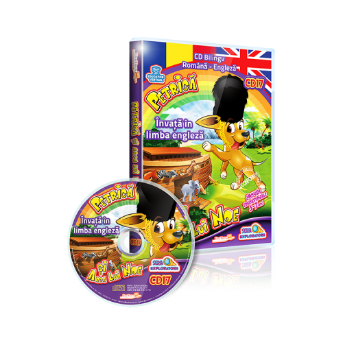CD 17 Petrica si Arca lui Noe ( CD bilingv Romana -Engleza ) Colectia EduTeca Jocuri Educationale 3-7 ani