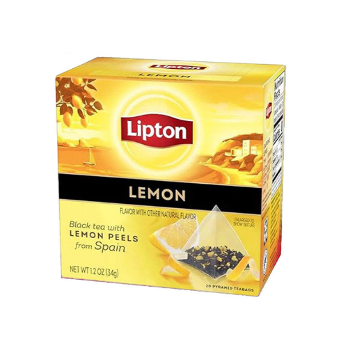 Ceai negru de lamaie 20 plicuri, Lipton