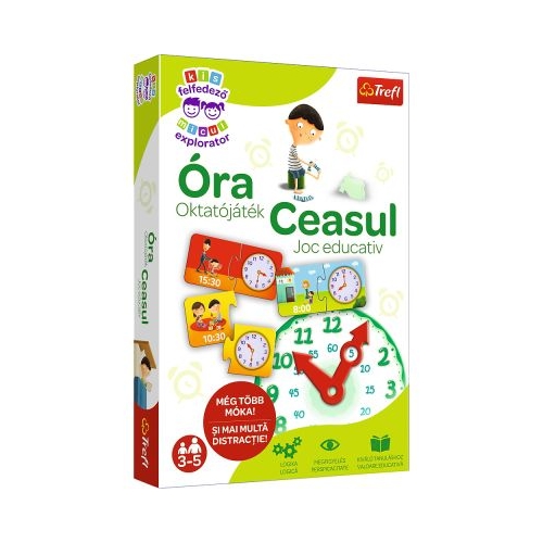 Joc educativ invata ceasul micului explorator