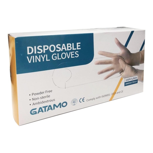 VGPF Manusi de unica folosinta Vinyl nepudrate Marimea S, 100 buc