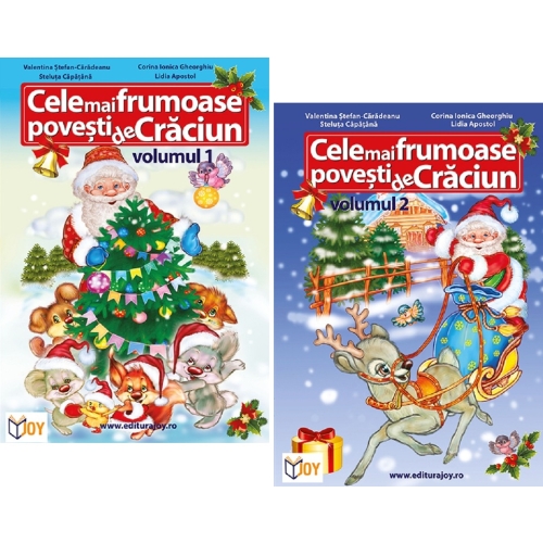 Pachet Cele mai frumoase povesti de Craciun volumele 1 si 2 - Valentina Stefan Caradeanu
