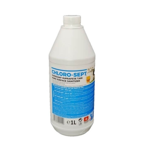 Chloro-sept Igienizant suprafete tari pe baza de clor, 1 L