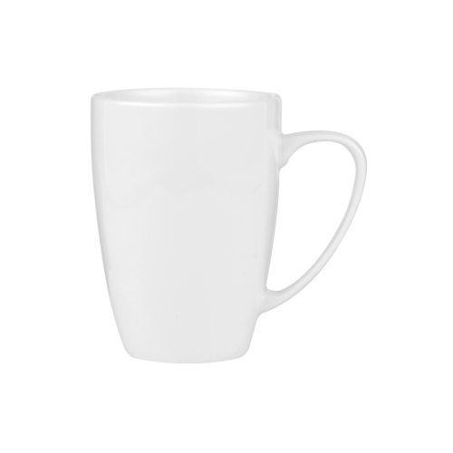 Cana, capacitate 280ml, din portelan, de culoare alba