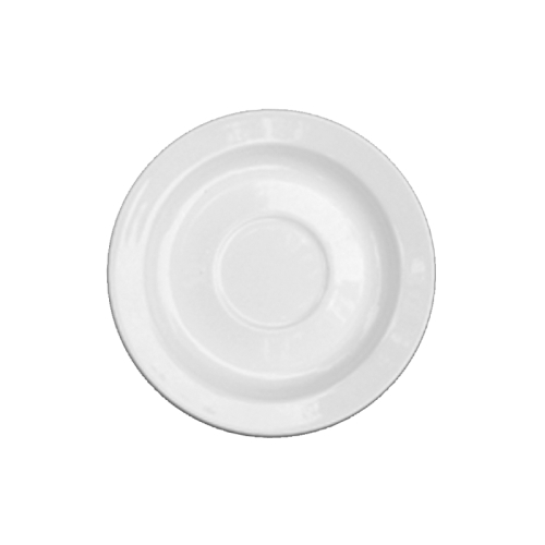 Farfurie pentru ceasca cafea, portelan, diametru 128mm