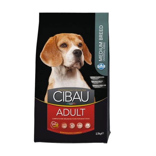 Hrana uscata caini adult de talie medie 2.5 kg, Cibau Adult Medium