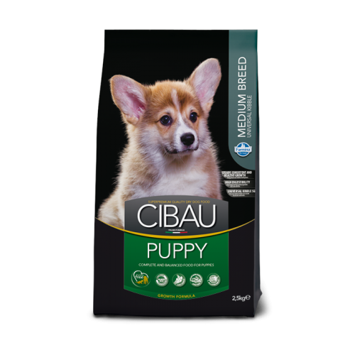 Hrana uscata catei de talie medie, 2.5 kg, Cibau Puppy Medium