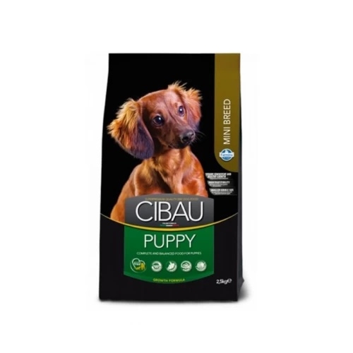 Hrana uscata catei de talie mica, 2.5 kg, Cibau Puppy Mini