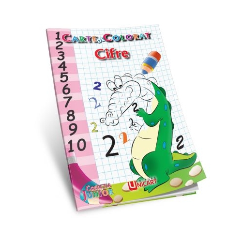 Cifre. Carte de colorat - C. Hariet