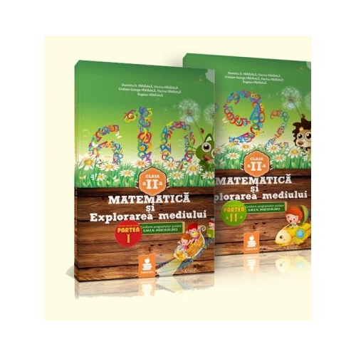 Matematica si explorarea mediului - Auxiliar clasa a II-a (pachet partea I+II), Euristica, Auxiliare Clasa 2