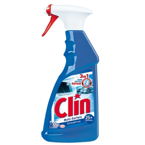 Clin solutie curatat geamuri 2in1 Multi-Shine, 500ml. Solutie pentru curatarea suprafetelor