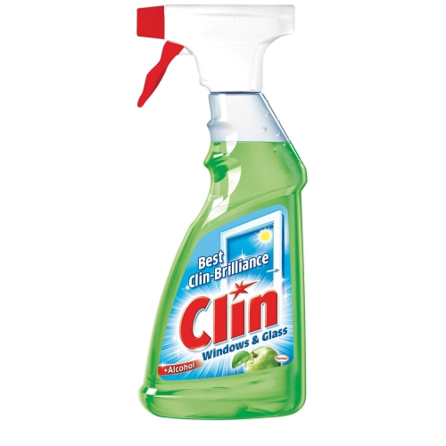 Clin detergent geamuri Windows & Glass Apple, 500 ml. Solutie pentru curatarea suprafetelor